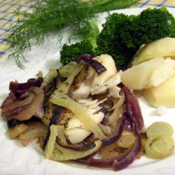 Baked Cod Fish With Anise