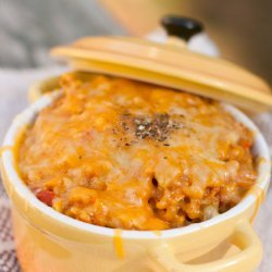 Cheesy Mexican Chicken and Rice