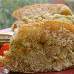 Chicken and Provolone Salad Sandwiches