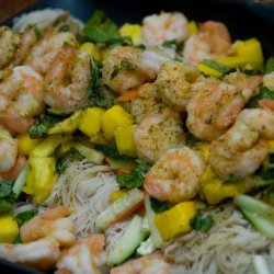 Brown Rice Salad  With Shrimp