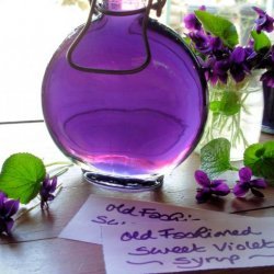 Traditional Sweet Violet Syrup