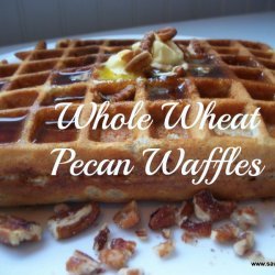 Whole Wheat Pecan Waffles