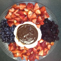 Fruit Tray and Dip