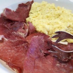 2bleu's Country Ham Bacon (And Eggs)