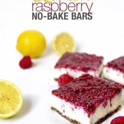 No Bake Raspberry-Lemon Bars