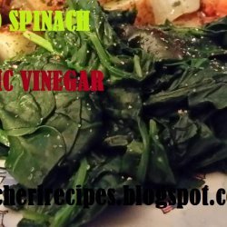 Spinach With Balsamic Vinegar