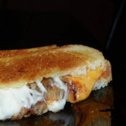 Sweet and Spicy Caramelized Onion & BBQ Grilled Cheese