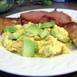 Low-Fat Scrambled Eggs W/ Avocado