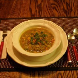 Crock Pot Curry Split Pea Soup