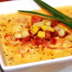 Corn Soup With Shrimp