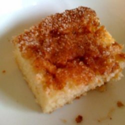 Apple Cake With Cinnamon Sugar Topping