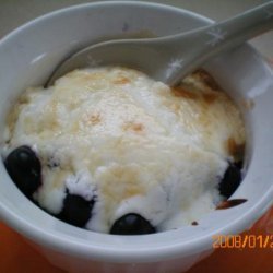 Russian Blueberry Raspberry Pudding