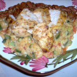 Tuscany Chicken and Orzo With Bean Dressing
