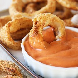 Onion Ring Barbecue Bake