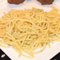 Spaghetti Cacio E Pepe (Cheese and Pepper)