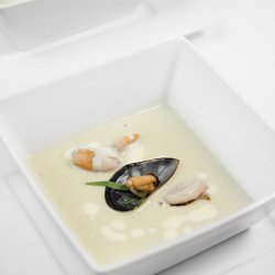 Artichoke and Mussel Bisque