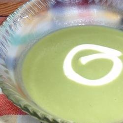 Chilled Sugar Snap Pea Soup