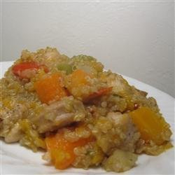 Stovetop Butternut Squash and Chicken Stew with Quinoa