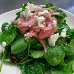 Raspberry Baby Spinach Salad
