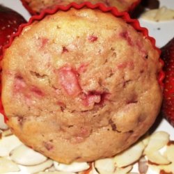 Strawberry Almond Muffins
