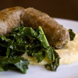 Polenta With Sausage and Greens