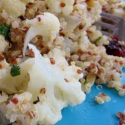Quinoa With Cauliflower, Cranberries and Pine Nuts