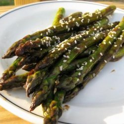 Fresh Asparagus in Oyster Sauce