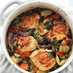 Baked Chicken With Artichokes