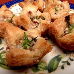 Brie Cherry Pastry Cups
