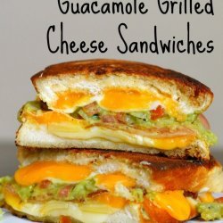 Bacon and Guacamole Grilled Cheese Sandwich