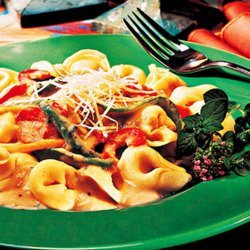 Cheese Tortellini With Cannellini Bean Sauce