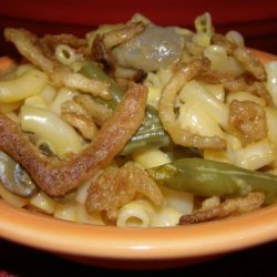 Cheesy Shells and Green Beans