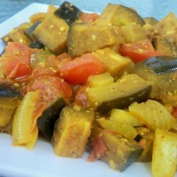 Spicy Eggplant With Tomatoes