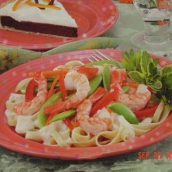 Shrimp & Veggie Alfredo