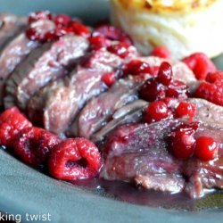 Duck Breasts With Raspberry Sauce