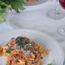 Penne With Meat Sauce