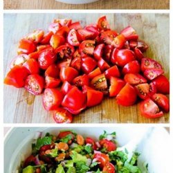 Avocado, Tomato and Red Onion Salad