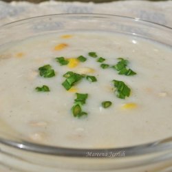 Sweet Corn and Chicken Soup