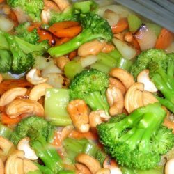 Stir Fry Vegetables With Cashews