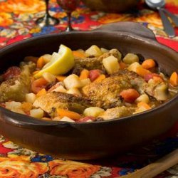 Slow Cooker Moroccan-Style Chicken & Potato Stew