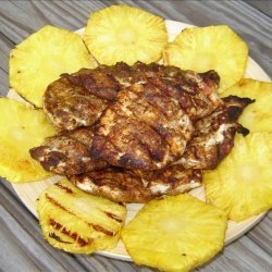 Caribbean Chicken With Caramelised Pineapple