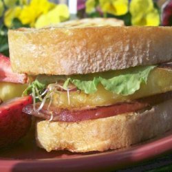 Grilled Mustard Ham and Pineapple Sandwiches