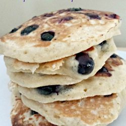 Easy Blueberry Pancake for Two