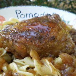 Beer- and Onion-Braised Chicken Carbonnade