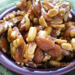 Hot and Sweet Nut Brittle