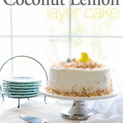 Lemon Coconut Layer Cake
