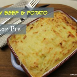 Cheesy Beef and Potato Pie