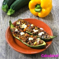 Zucchini Stuffed With Herbs