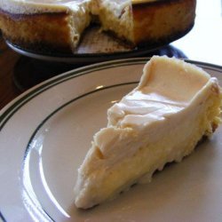 Cheese Pie With Sour Cream Topping