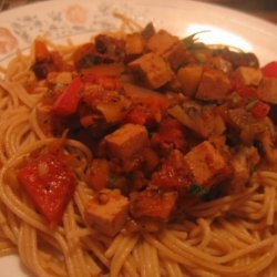 Spaghetti With Vegetarian Bolognaise Sauce